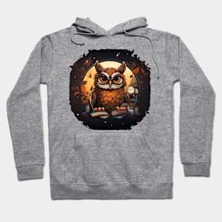 Owl Librarian Hoodie